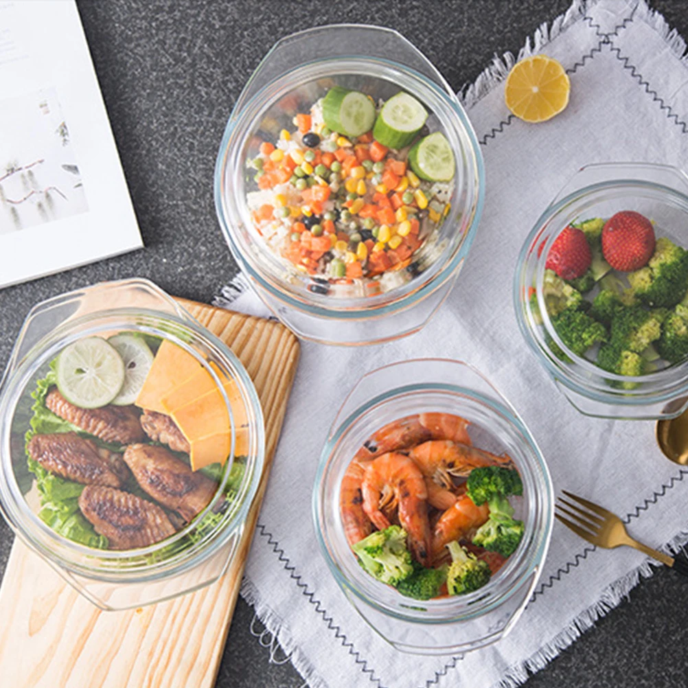 Tempered Glass Bowl Microwave Safe Dishwasher Resistant Heat Round Cover Clear Food Grade Kitchen Glassware Household Container
Tempered Glass Bowl Microwave Safe Dishwasher Resistant Heat Round Cover Clear Food Grade Kitchen Glassware Household Container