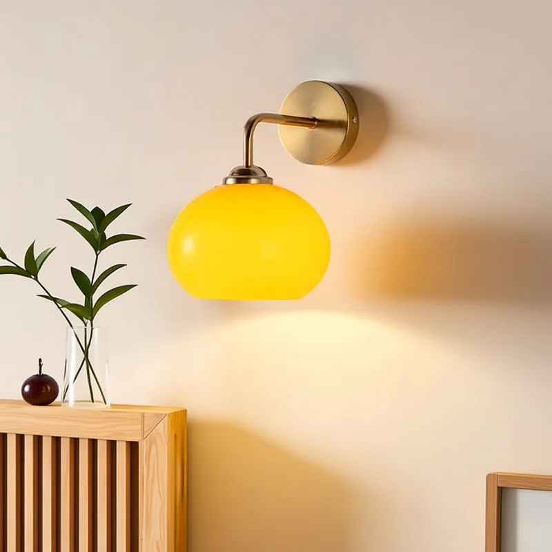 Ancient Style Living Room Background Wall Lamp Bedroom Headboard Study Balcony Hallway Japanese Retro Orange Glass Sconces Light
Ancient Style Living Room Background Wall Lamp Bedroom Headboard Study Balcony Hallway Japanese Retro Orange Glass Sconces Light
