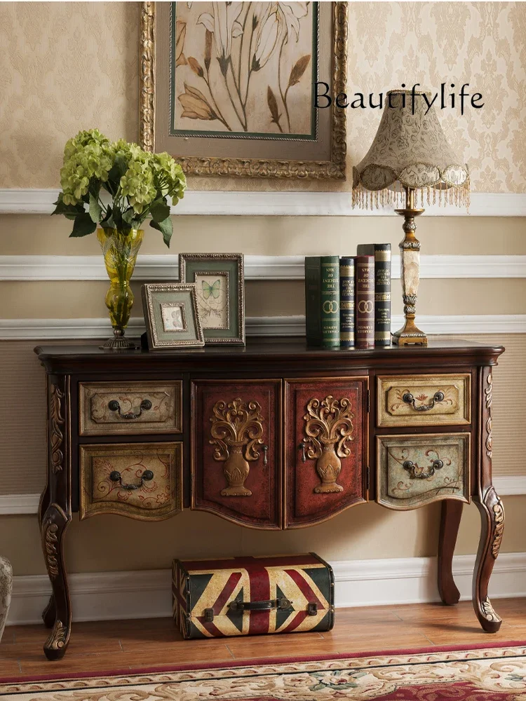 home furniture all items European-Style Hall Side Cabinet American Retro Console Tables Decorative Cabinet Antique Carved Locker 
home furniture all items European-Style Hall Side Cabinet American Retro Console Tables Decorative Cabinet Antique Carved Locker