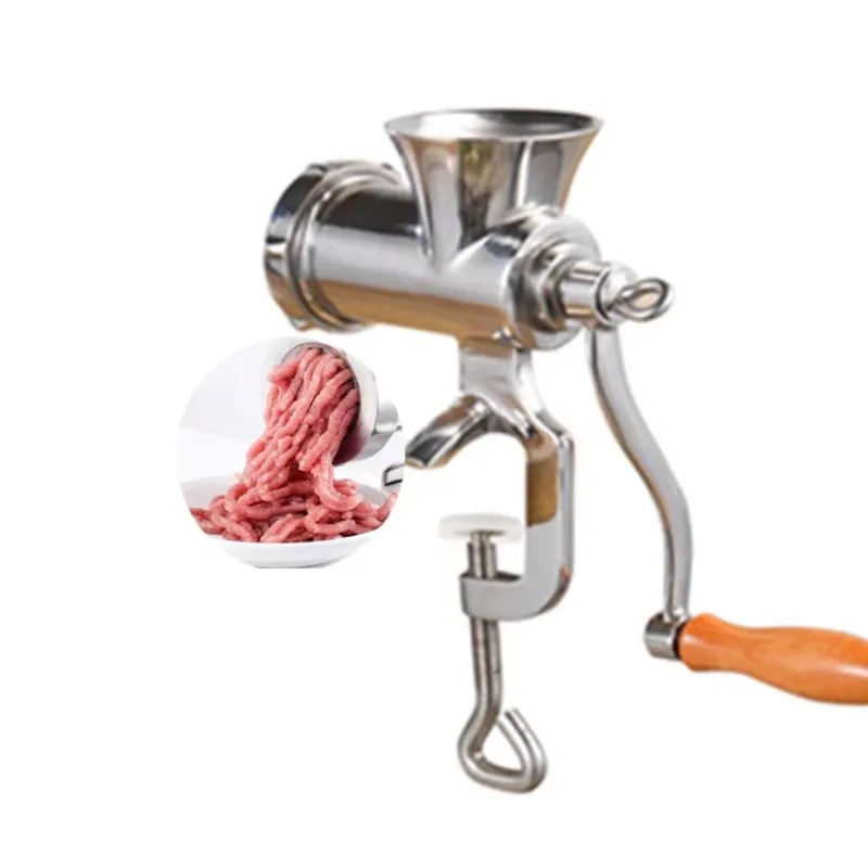 Hand-Cranked Meat Grinder Machines Chicken Meat Grinder Mincer Sausage Fill Machine
Hand-Cranked Meat Grinder Machines Chicken Meat Grinder Mincer Sausage Fill Machine