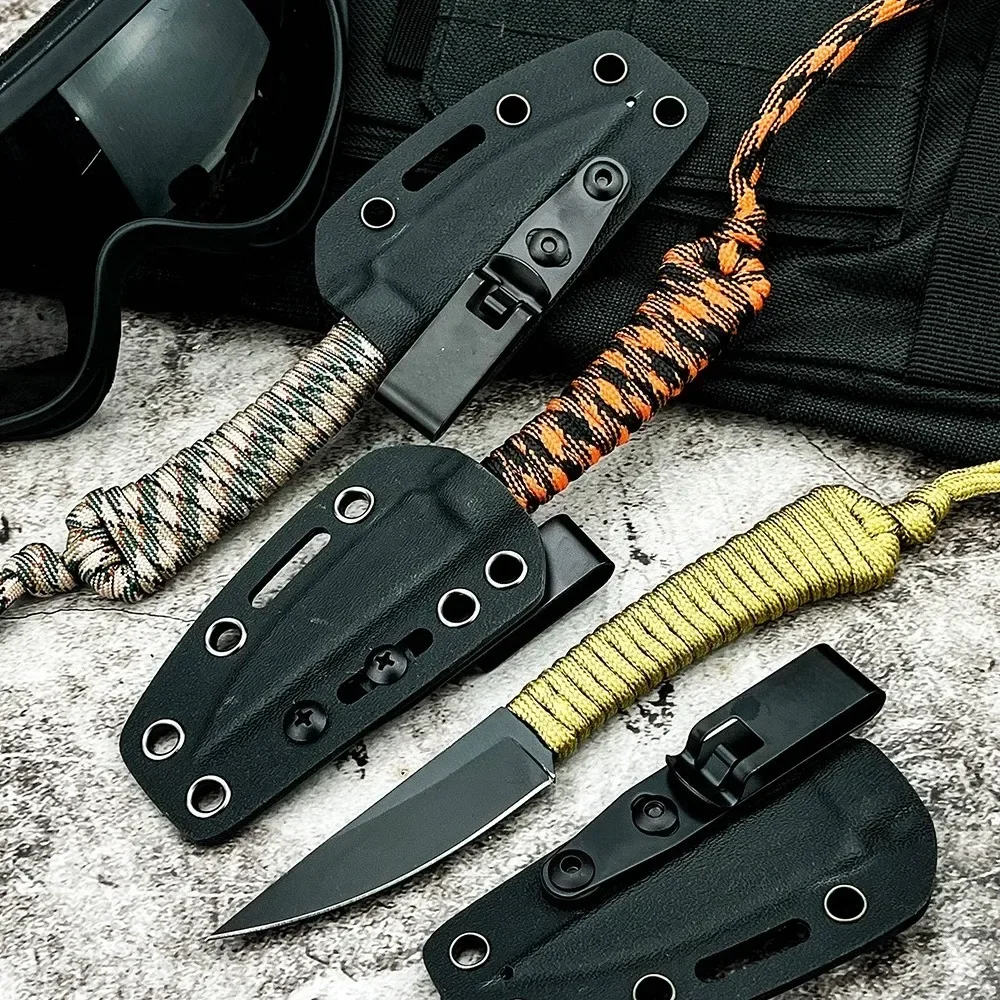 Маленький уличный нож для выживания и кемпинга с фиксированным лезвием EDC, нож для рыбалки в джунглях, популярный нож в оболочке, лезвие 440c, нейлоновый шнур с ручкой
Маленький уличный нож для выживания и кемпинга с фиксированным лезвием EDC, нож для рыбалки в джунглях, популярный нож в оболочке, лезвие 440c, нейлоновый шнур с ручкой