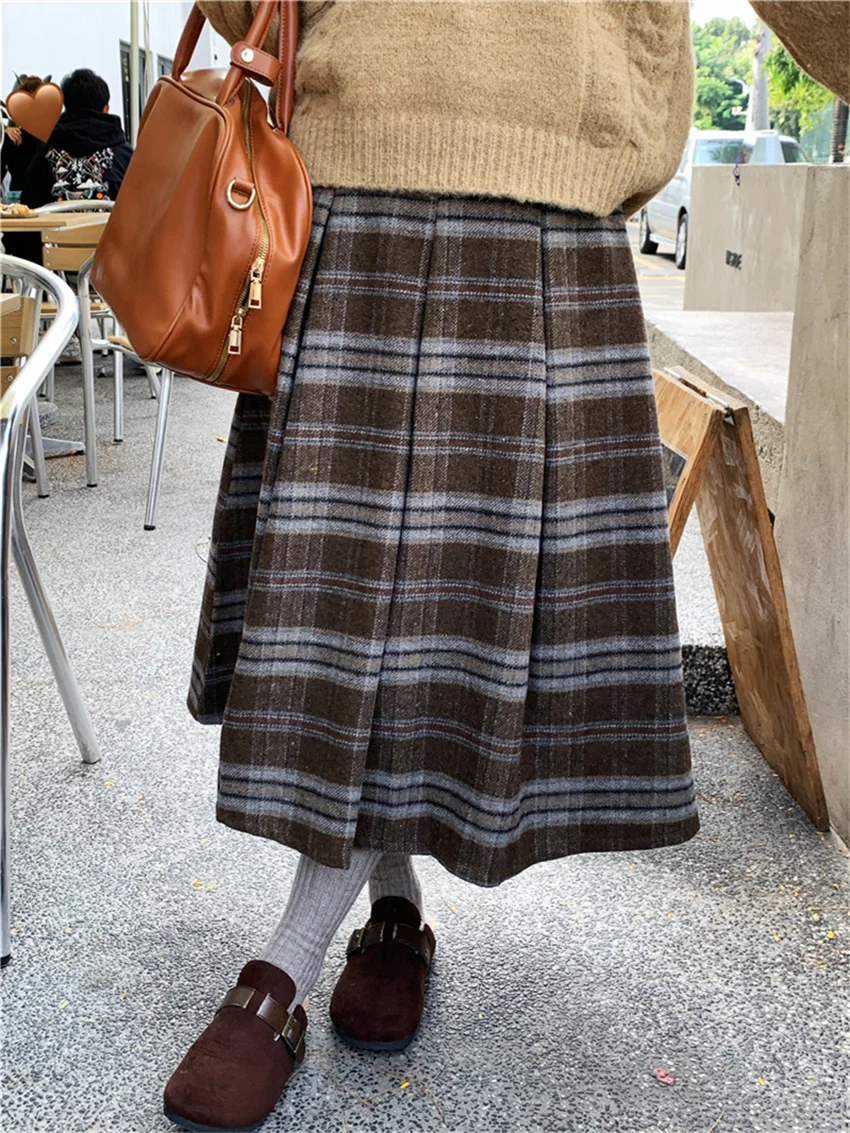 Alien Kitty A-Line Vintage Loose Plaid Skirts Women Chic Casual High Waist 2024 Office Lady Slim New Daily Work Wear Spring
Alien Kitty A-Line Vintage Loose Plaid Skirts Women Chic Casual High Waist 2024 Office Lady Slim New Daily Work Wear Spring