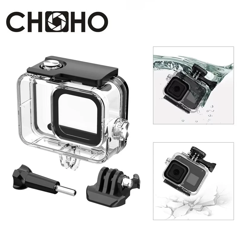 For Gopro 8 Black Accessories Waterproof Housing Case Diving 60M Cover Protective Shell Underwater Box For Go pro Hero 8 Black
For Gopro 8 Black Accessories Waterproof Housing Case Diving 60M Cover Protective Shell Underwater Box For Go pro Hero 8 Black