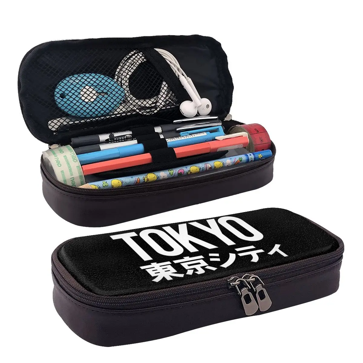 Japan Tokyo City Letter Logo Leather Pencil Case for Boy Girl School Pen Box Pencil Bag Stationery Supplies Pen Holder Bag
Japan Tokyo City Letter Logo Leather Pencil Case for Boy Girl School Pen Box Pencil Bag Stationery Supplies Pen Holder Bag