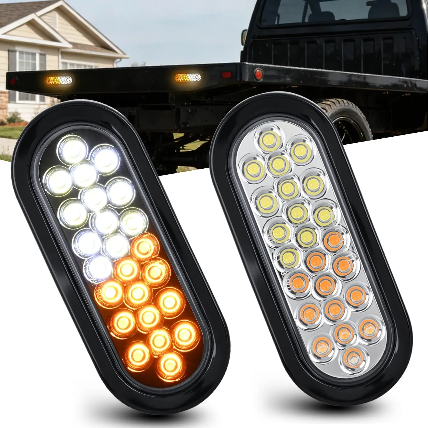Nilight Strobe Light 6In Oval Amber Recessed Marker Clearance Road Flare Emergency Warning Lights Trailer Truck RV Boat Pickup
Nilight Strobe Light 6In Oval Amber Recessed Marker Clearance Road Flare Emergency Warning Lights Trailer Truck RV Boat Pickup