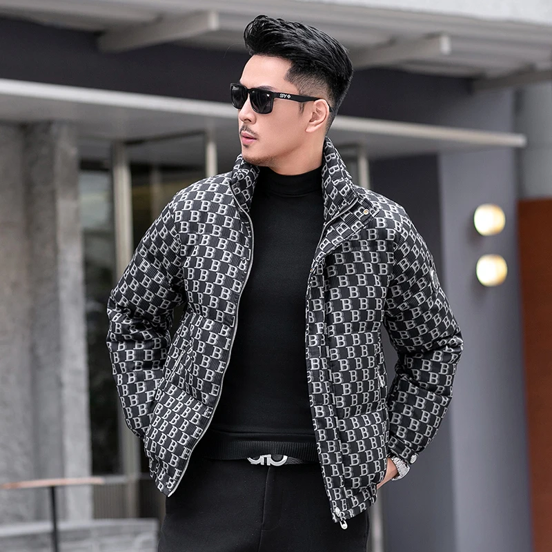 2025 New Men's down Jaet Stand Collar Thiened Warm White Du Feather Outerwear Faionable Casual Top Trendy Haome
2025 New Men's down Jaet Stand Collar Thiened Warm White Du Feather Outerwear Faionable Casual Top Trendy Haome