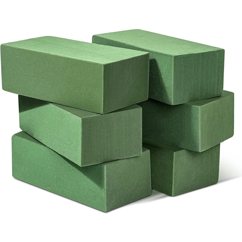6 PCS Green Square Flower Foam (Blocks) - For Flower Arrangements, DIY Flower Holders & Wedding Crafts
6 PCS Green Square Flower Foam (Blocks) - For Flower Arrangements, DIY Flower Holders & Wedding Crafts