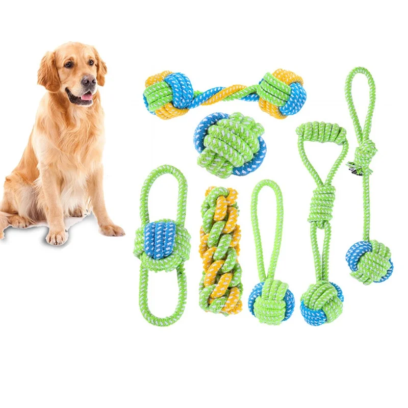 Pet Toys Dog Supplies Cotton Rope Toys Molar Cleaning Dog Biting Rope Accompanying to decompress Comfort Training
Pet Toys Dog Supplies Cotton Rope Toys Molar Cleaning Dog Biting Rope Accompanying to decompress Comfort Training