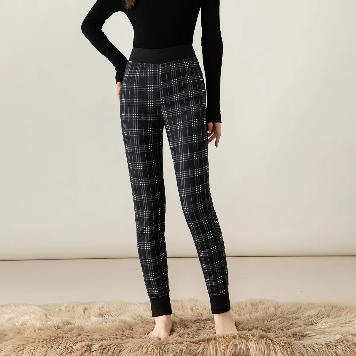Women's Inner Wear down Pants Thickened Fleece Lined White Duck down Lightweight Winter Warm High Waist Long Pants
Women's Inner Wear down Pants Thickened Fleece Lined White Duck down Lightweight Winter Warm High Waist Long Pants