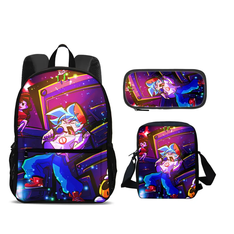 Friday Night Funkin Backpack Pen Bag Shoulder Bag 3pcs Set Versatile Large Capacity Boy and Girl School Birthday Best Gift
Friday Night Funkin Backpack Pen Bag Shoulder Bag 3pcs Set Versatile Large Capacity Boy and Girl School Birthday Best Gift