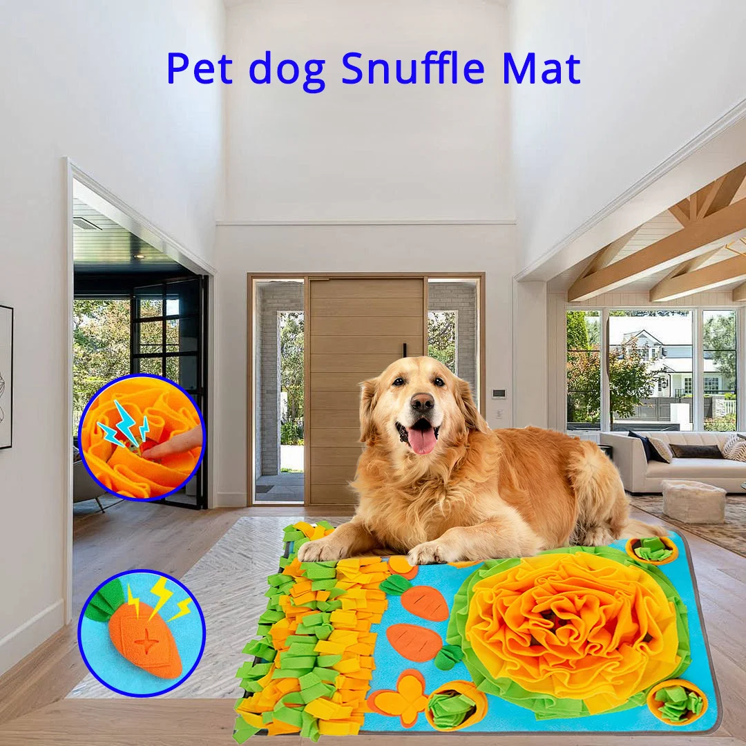 Pet Dog Snuffle Mat Slow Food Foraging Skills Sniffing Training Eco Friendly Training Blanket Small Medium Large Stress Relief
Pet Dog Snuffle Mat Slow Food Foraging Skills Sniffing Training Eco Friendly Training Blanket Small Medium Large Stress Relief