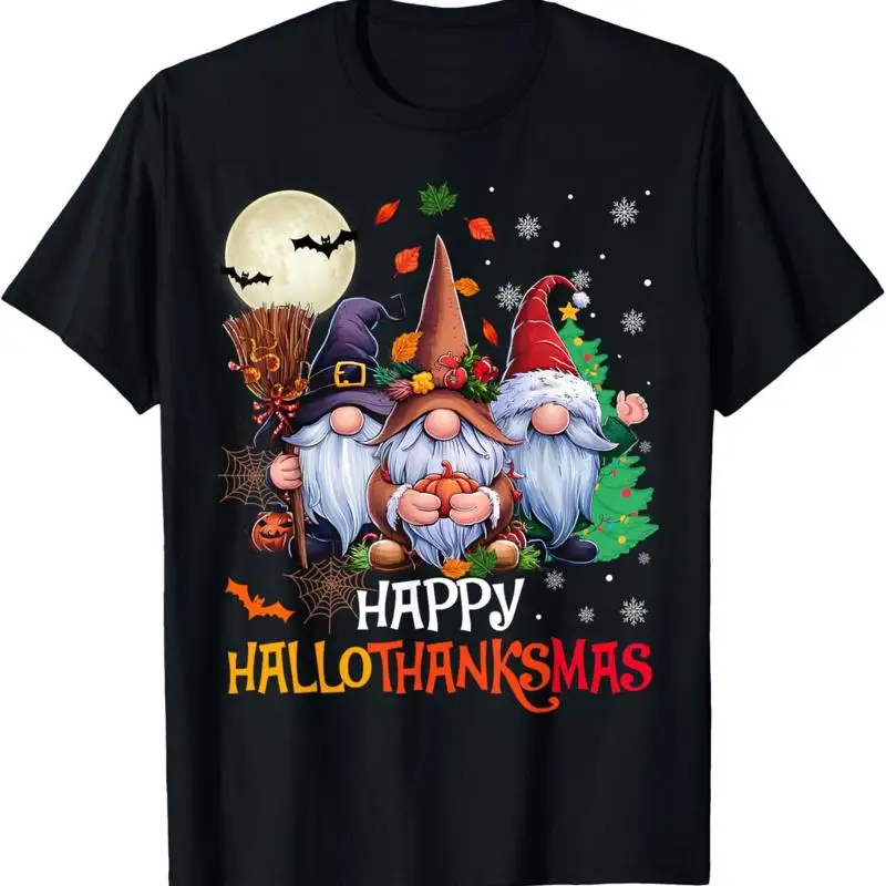 Футболка Happy Hallothanksmas Gnomes Lover Halloween Merry Christmas, размер S 5XL
Футболка Happy Hallothanksmas Gnomes Lover Halloween Merry Christmas, размер S 5XL