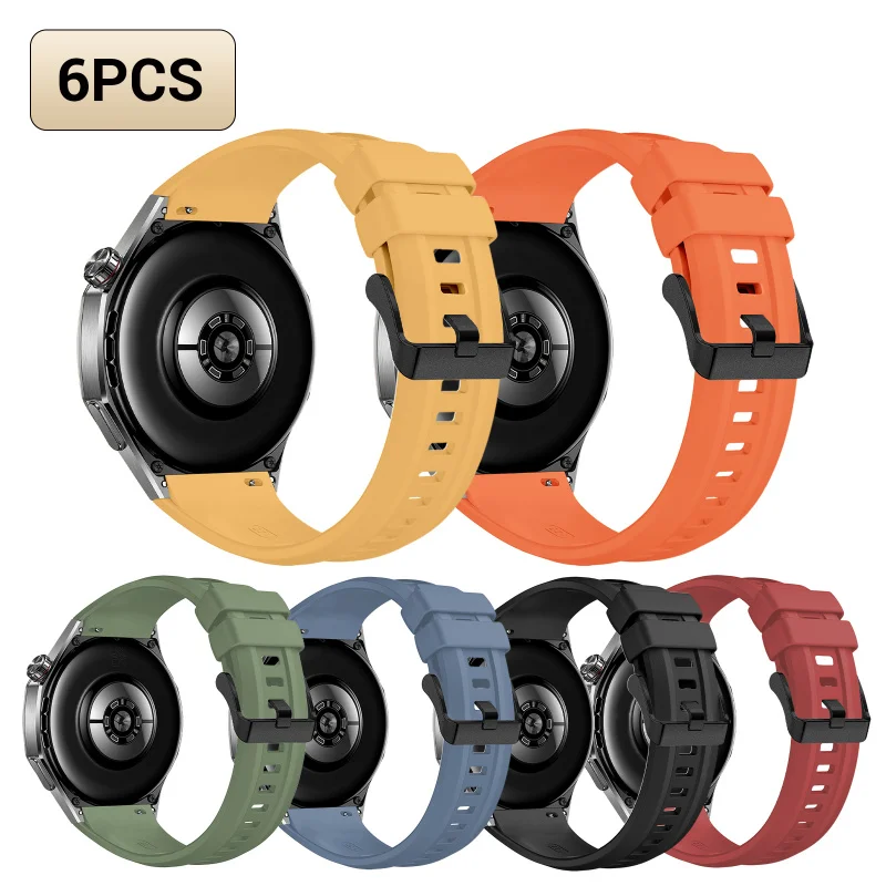 6pcs/sets Solid Color Silicone Sports Straps for Huawei GT5 Pro, Comfortable Fit, Sports & Business Use, Unisex Smart Watch Band
6pcs/sets Solid Color Silicone Sports Straps for Huawei GT5 Pro, Comfortable Fit, Sports & Business Use, Unisex Smart Watch Band