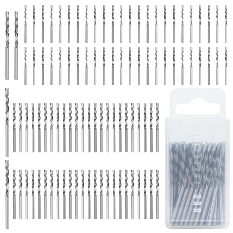 AT19-100Pcs Drill Bits Set, 1/8 Inch Drywall Guide Point Cutting Bit Drywall Tools, Cutting Drywall For Use With Spiral Saw
AT19-100Pcs Drill Bits Set, 1/8 Inch Drywall Guide Point Cutting Bit Drywall Tools, Cutting Drywall For Use With Spiral Saw