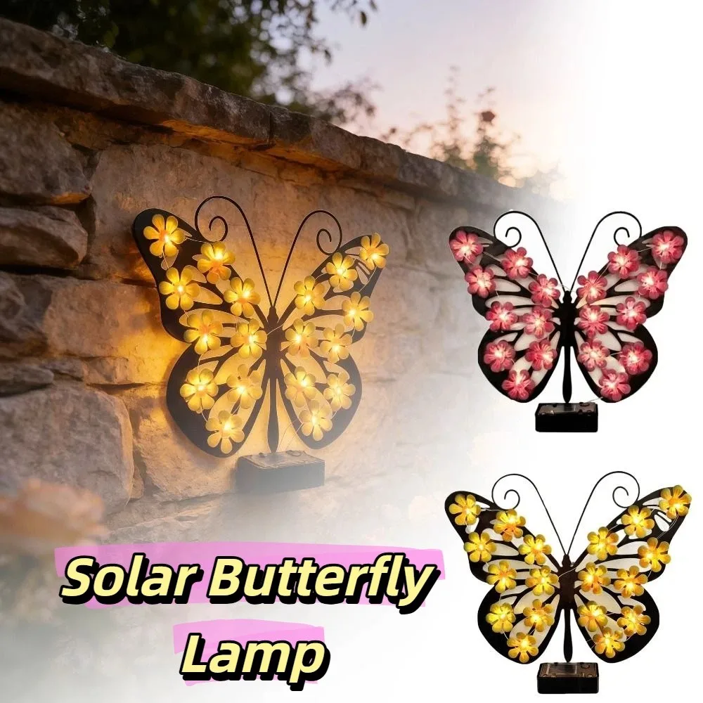 Solar Butterfly Wall Sconce Solar Butterfly Wall Sconce Outdoor Decorative Light Landscape Atmosphere Light for 1.2V/0.5W
Solar Butterfly Wall Sconce Solar Butterfly Wall Sconce Outdoor Decorative Light Landscape Atmosphere Light for 1.2V/0.5W