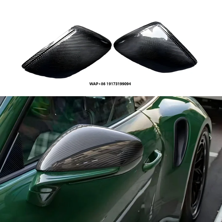 New for 911 992 Real Carbon Fiber Side Mirror Cover and Housing with Universal Fitment Retrofit/Upgrade Left & Right
New for 911 992 Real Carbon Fiber Side Mirror Cover and Housing with Universal Fitment Retrofit/Upgrade Left & Right