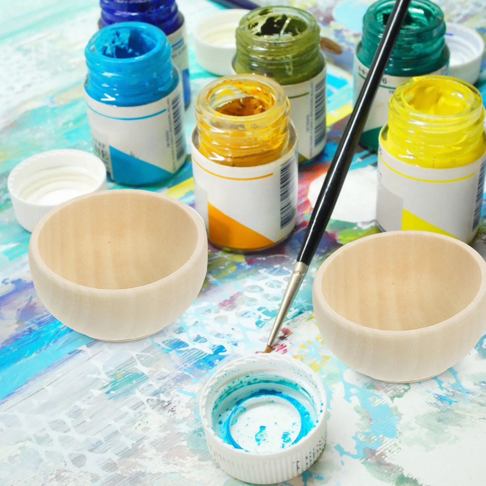 10Pcs Mini Unfinished Wooden Bowls DIY Wood Craft Material Smooth Small Bowls for Creative Projects Kids Adults Activities
10Pcs Mini Unfinished Wooden Bowls DIY Wood Craft Material Smooth Small Bowls for Creative Projects Kids Adults Activities