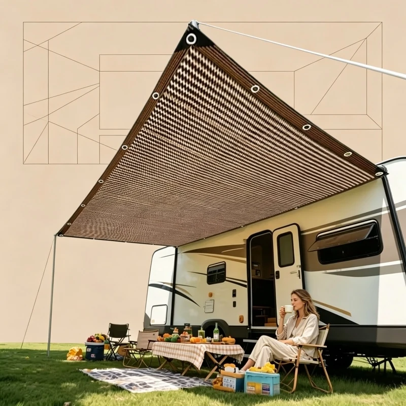 Durable Brown UV Protection Canopy - Outdoor Sun Shade Net - 1PC 3M x 4M Brown Outdoor Sun, Picnics, and Pools
Durable Brown UV Protection Canopy - Outdoor Sun Shade Net - 1PC 3M x 4M Brown Outdoor Sun, Picnics, and Pools