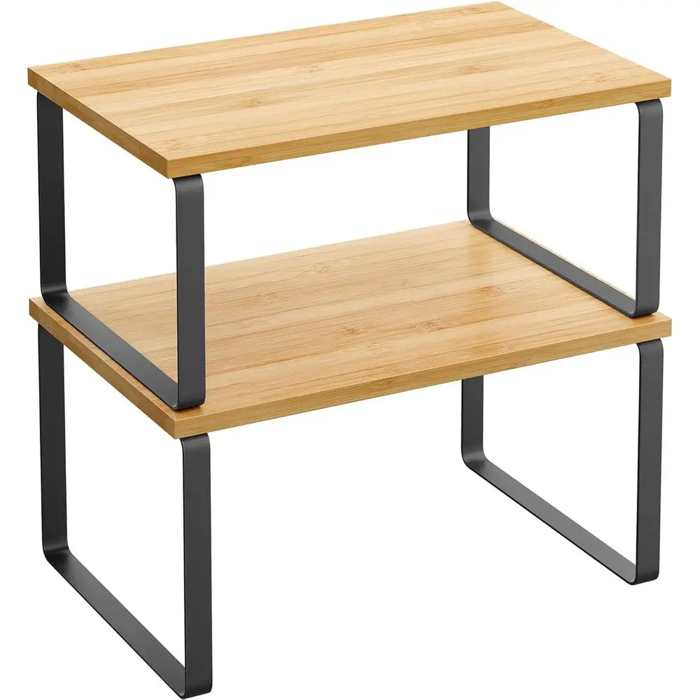 Organizer Shel, Set of 2 Kitchen Counter Shelves, Kitchen Storage, Spice Rack, Stackable, Expandable, Metal and Engineered Wood,
Organizer Shel, Set of 2 Kitchen Counter Shelves, Kitchen Storage, Spice Rack, Stackable, Expandable, Metal and Engineered Wood,