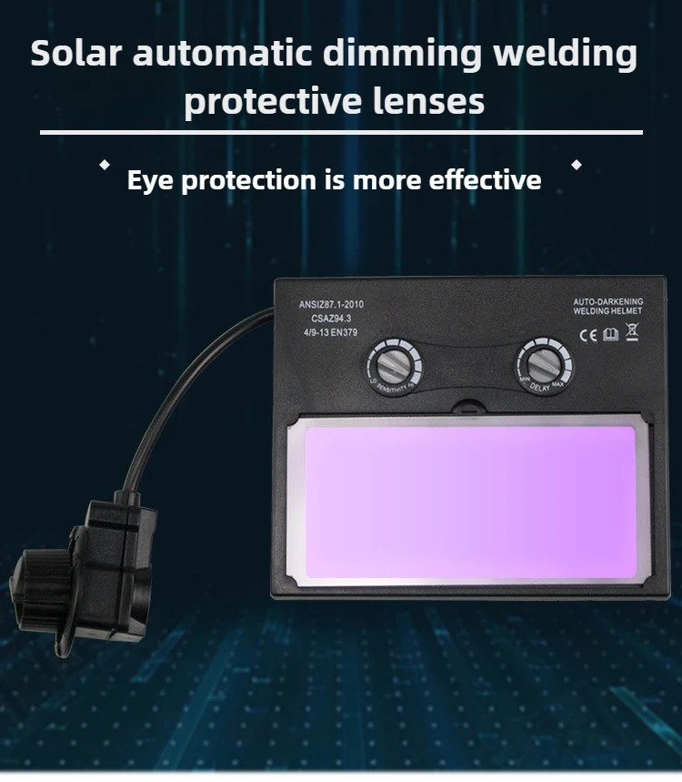 Solar auto darkening welding mask/helmet/welder cap/welding lens/eye mask filter/lens for welding machine and plasma cuting tool
Solar auto darkening welding mask/helmet/welder cap/welding lens/eye mask filter/lens for welding machine and plasma cuting tool