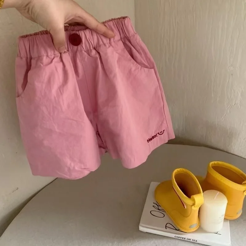Summer Boys Short Pants Leisure Boys Shorts With Pocket Decoration Calf-Length Trousers For Kids 2025 New
Summer Boys Short Pants Leisure Boys Shorts With Pocket Decoration Calf-Length Trousers For Kids 2025 New