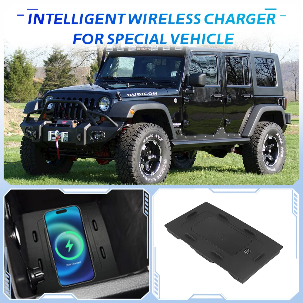 15w wireless charger pad For Jeep Wrangler JK 2007-2017 fast charge phone holder charging Interior
15w wireless charger pad For Jeep Wrangler JK 2007-2017 fast charge phone holder charging Interior