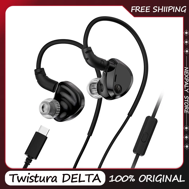 Twistura DELTA HIFI Headphones Dual Magnetic Circuit Dual-chamber Acoustic Structure Low Latency Convertible Gaming Earphones
Twistura DELTA HIFI Headphones Dual Magnetic Circuit Dual-chamber Acoustic Structure Low Latency Convertible Gaming Earphones