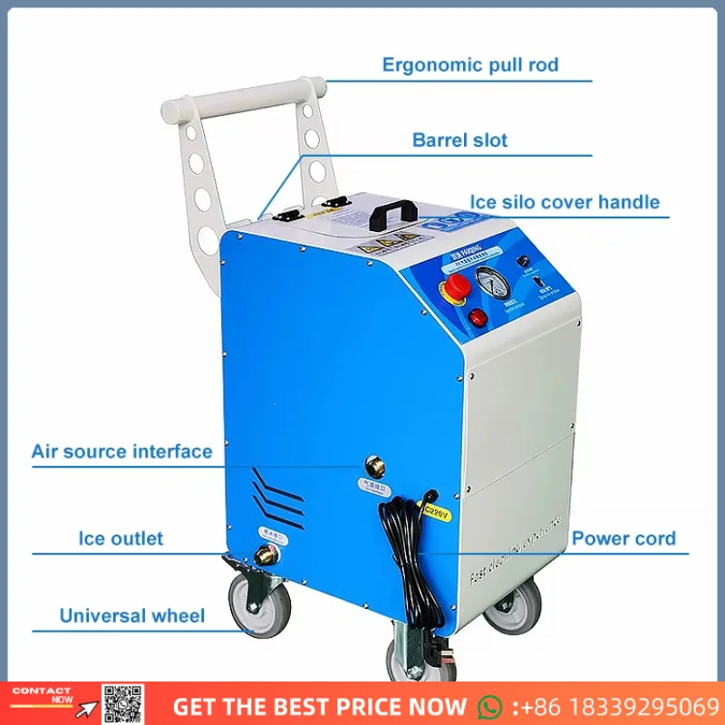 Dry Ice Cleaning Machine Efficient Carbon Removal for Car Engine Intake Non-Destructive Cleaning Equipment for Sale
Dry Ice Cleaning Machine Efficient Carbon Removal for Car Engine Intake Non-Destructive Cleaning Equipment for Sale