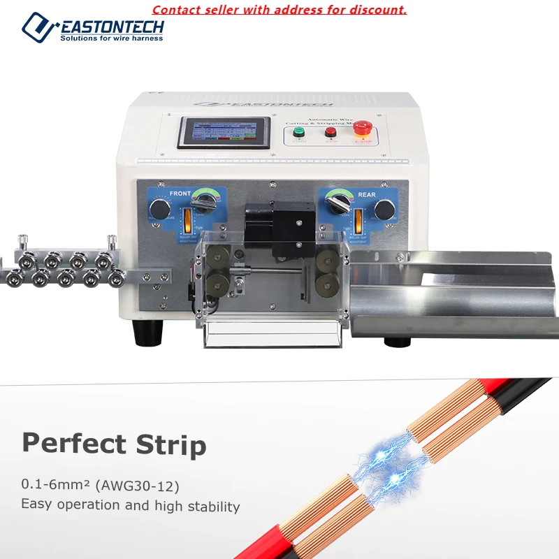 EW-3095 High-Precision Fast Speed 6mm2 Automatic Wire Stripping Machine Multifunctional Cable Manufacturing Equipment Strip Cut
EW-3095 High-Precision Fast Speed 6mm2 Automatic Wire Stripping Machine Multifunctional Cable Manufacturing Equipment Strip Cut