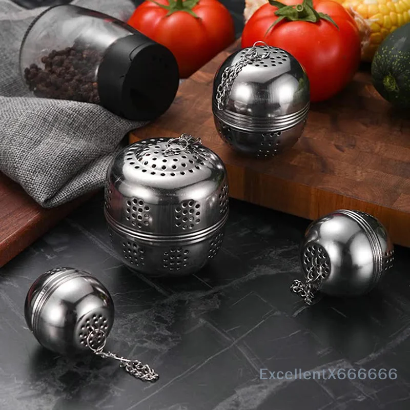 Multifunctional Stainless Steel Tea Infuser Tea Leaves Spice Ball Strainer Teapot Mesh Coffee Filter Teaware Kitchen Accessories 
Multifunctional Stainless Steel Tea Infuser Tea Leaves Spice Ball Strainer Teapot Mesh Coffee Filter Teaware Kitchen Accessories