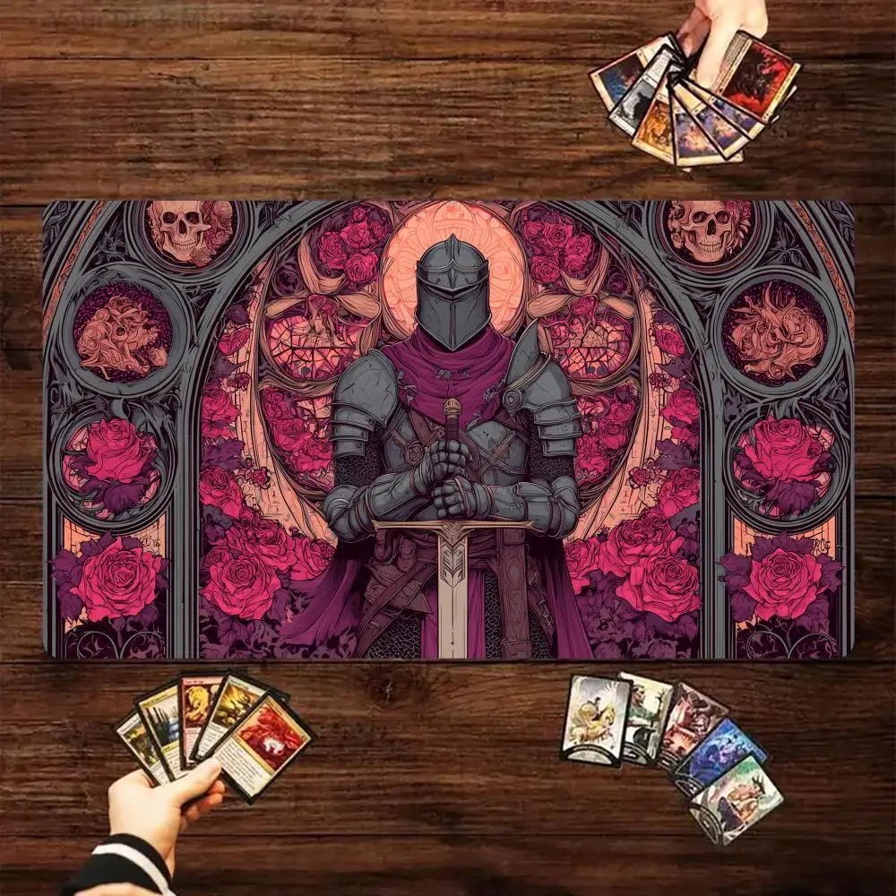 Gothic Romantic Rose Knight Magic Card Battle Mat MTG Playmat Anti-slip Base 35X60CM gathering gaming mat Board Game Mat for TCG
Gothic Romantic Rose Knight Magic Card Battle Mat MTG Playmat Anti-slip Base 35X60CM gathering gaming mat Board Game Mat for TCG