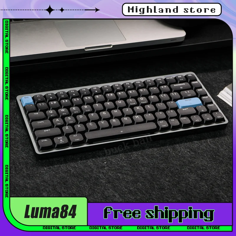 Epomaker Luma84 Клавиатура Dwarf Axis Bluetooth Беспроводная механическая геймерская клавиатура Luma 84, портативный алюминиевый ультратонкий аксессуар
Epomaker Luma84 Клавиатура Dwarf Axis Bluetooth Беспроводная механическая геймерская клавиатура Luma 84, портативный алюминиевый ультратонкий аксессуар