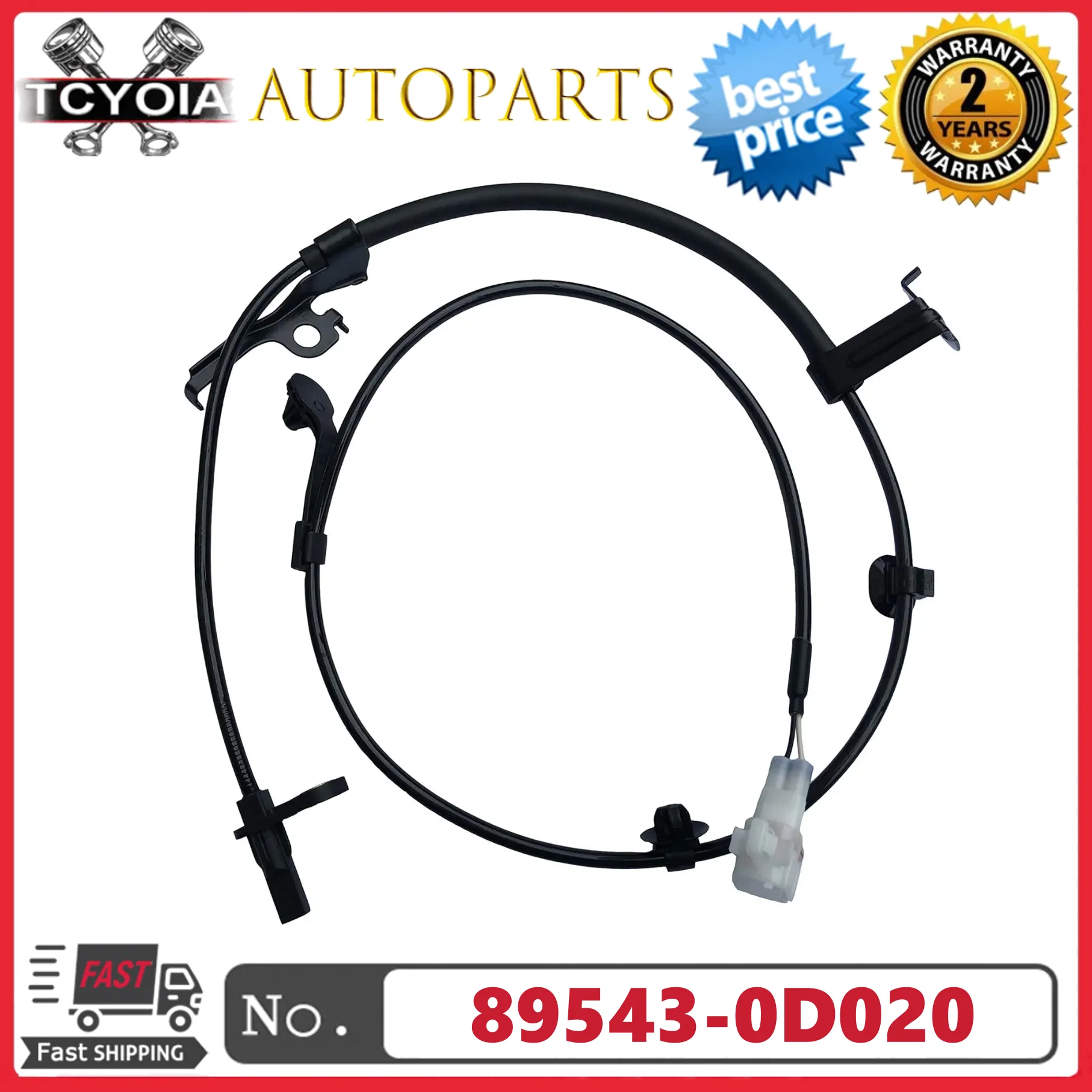 NEW 89543-0D020 895430D020 Front Left ABS Wheel Speed Sensor For Toyota Yaris/Vitz (Ii) Eu Daihatsu Charade
NEW 89543-0D020 895430D020 Front Left ABS Wheel Speed Sensor For Toyota Yaris/Vitz (Ii) Eu Daihatsu Charade