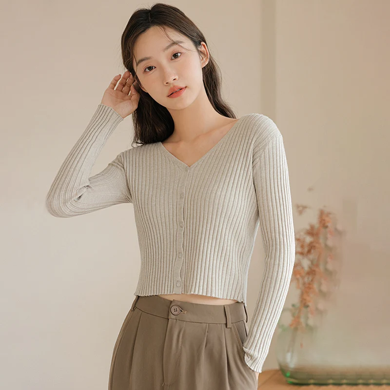 Women Sweater V Neck Knitted Long Sleeves Cardigan Slim Casual Solid Colour Autumn Winter All-Match Knitted
Women Sweater V Neck Knitted Long Sleeves Cardigan Slim Casual Solid Colour Autumn Winter All-Match Knitted