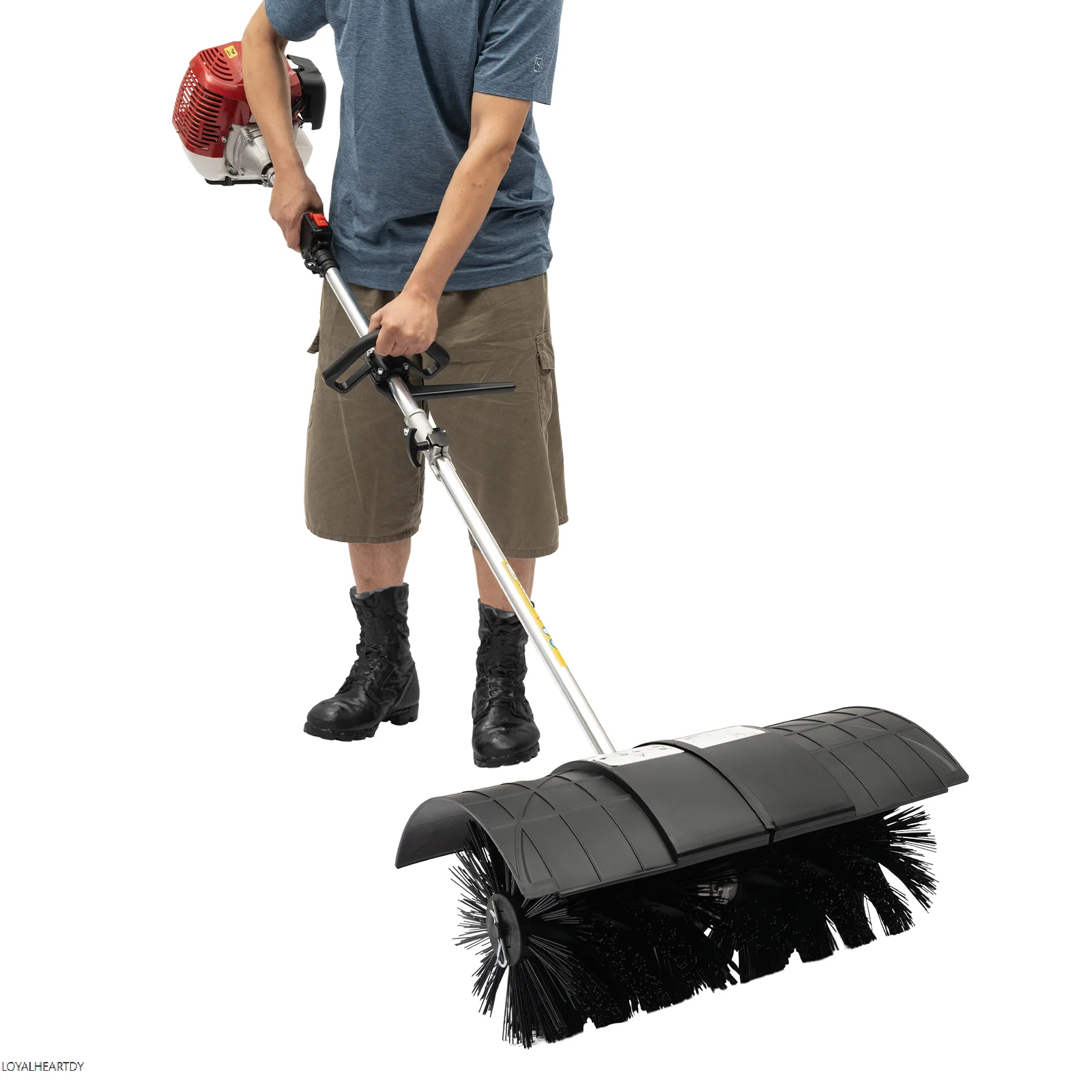 52CC Газовая ручная подметальная машина, 2-тактная, 1,25 кВт, топливная подметальная машина с воздушным охлаждением для двора, сада, дорожных листьев, очистка большой площади, 8500 об/мин
52CC Газовая ручная подметальная машина, 2-тактная, 1,25 кВт, топливная подметальная машина с воздушным охлаждением для двора, сада, дорожных листьев, очистка большой площади, 8500 об/мин