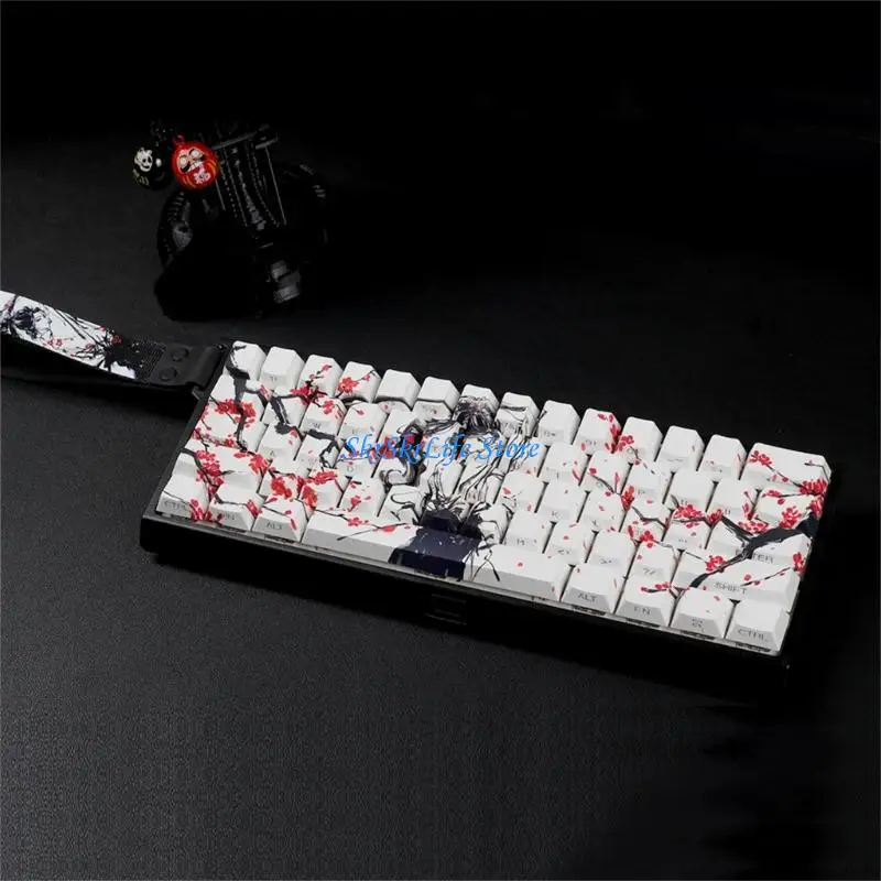 E65E Plum Blossom PBT Side Print Keycap For 61/64/68 ANSI ISOs Mechanical Keyboards
E65E Plum Blossom PBT Side Print Keycap For 61/64/68 ANSI ISOs Mechanical Keyboards
