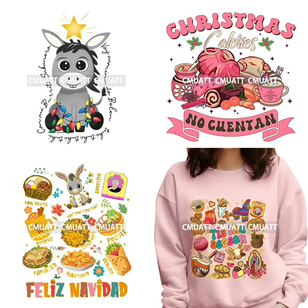 New Conchas Tree Feliz Navidad Donkey Mexican Christmas Quotes Iron on DTF Washable Transfer Stickers Ready to Press for Clothes
New Conchas Tree Feliz Navidad Donkey Mexican Christmas Quotes Iron on DTF Washable Transfer Stickers Ready to Press for Clothes