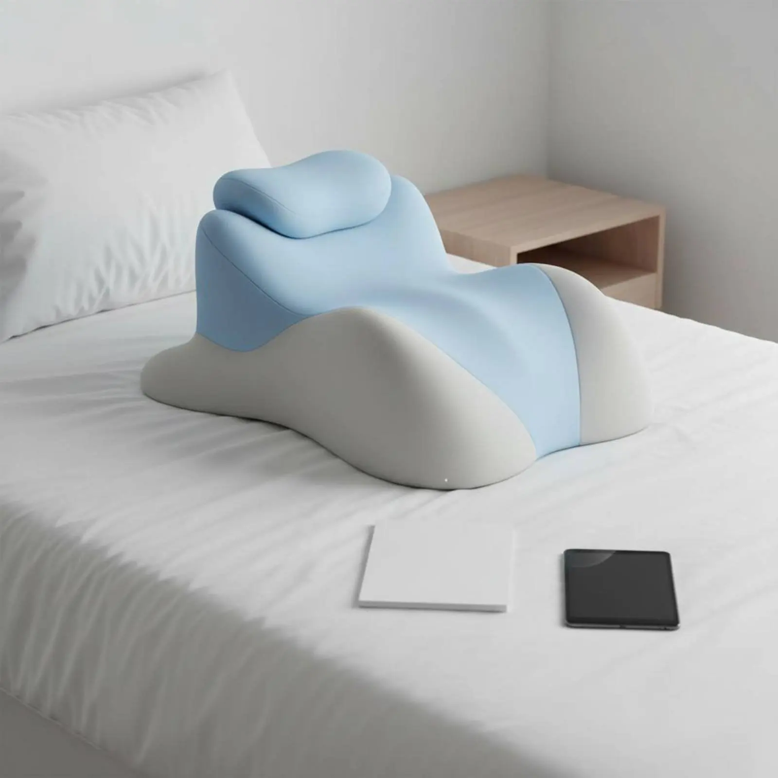 Viscoelastic Foam Prone Pillow Pressure Relief Face Face-down Perusing Pillow for Partners, Bed
Viscoelastic Foam Prone Pillow Pressure Relief Face Face-down Perusing Pillow for Partners, Bed