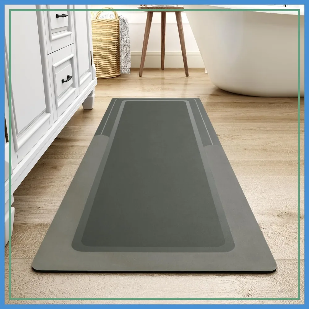 Super Absorbent Bath Mat Rug, Non Slip, Stain Resistant, Quick Dry, 24x70 inch Runner for Bathroom
Super Absorbent Bath Mat Rug, Non Slip, Stain Resistant, Quick Dry, 24x70 inch Runner for Bathroom