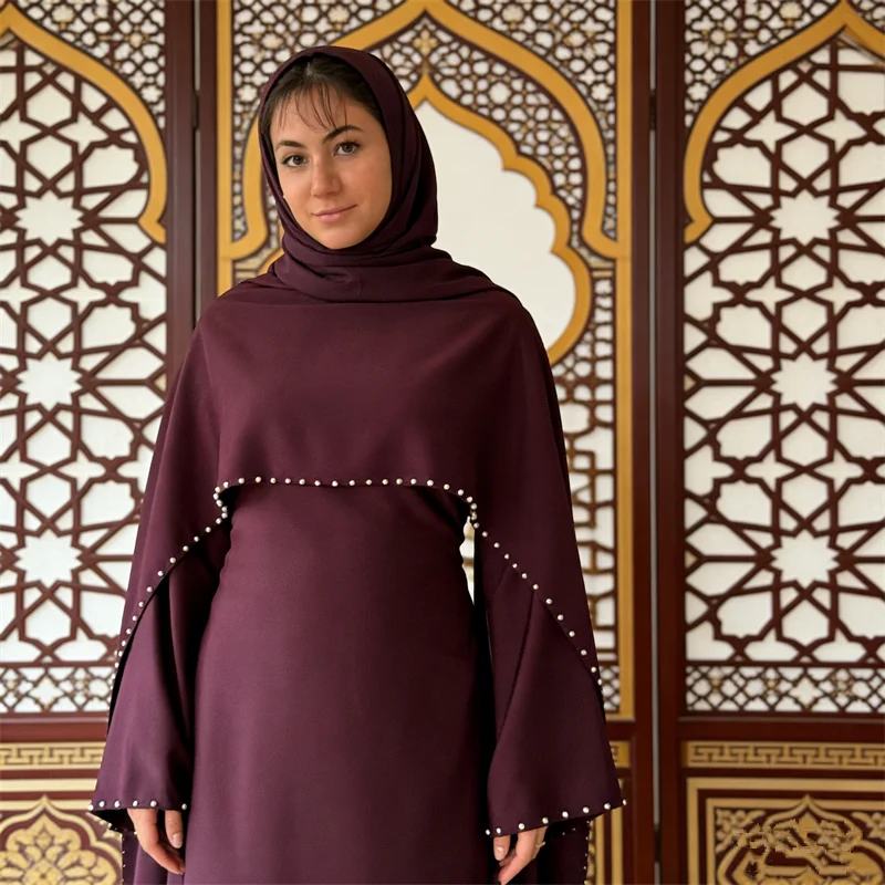 Eid Djellaba Cape Abbayas Women Pearl Muslim Dress Dubai Abaya Kaftan Islam Jalabiya Caftan Marocain Femme Robe Kebaya Ramadan
Eid Djellaba Cape Abbayas Women Pearl Muslim Dress Dubai Abaya Kaftan Islam Jalabiya Caftan Marocain Femme Robe Kebaya Ramadan