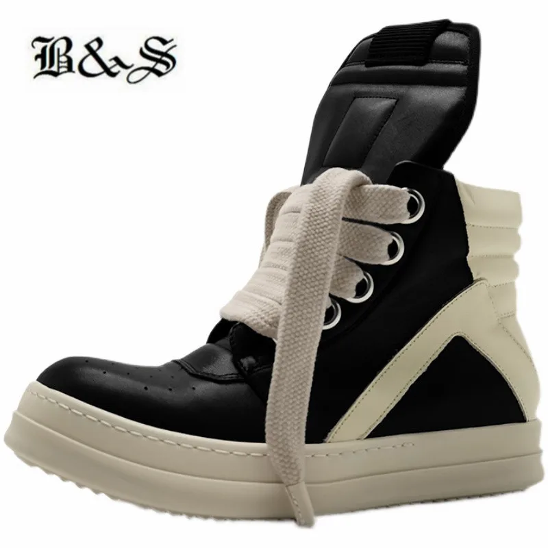 Black& Street 2022ss big lace Geobasket Trainer man patchwork Rock Hip Hop West Boot handmade Shoes
Black& Street 2022ss big lace Geobasket Trainer man patchwork Rock Hip Hop West Boot handmade Shoes