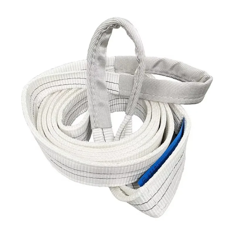 Customizable White Lifting Sling Industrial Flat Webbing Sling Round Polyester Thickened Dense Weave Lifting Sling
Customizable White Lifting Sling Industrial Flat Webbing Sling Round Polyester Thickened Dense Weave Lifting Sling