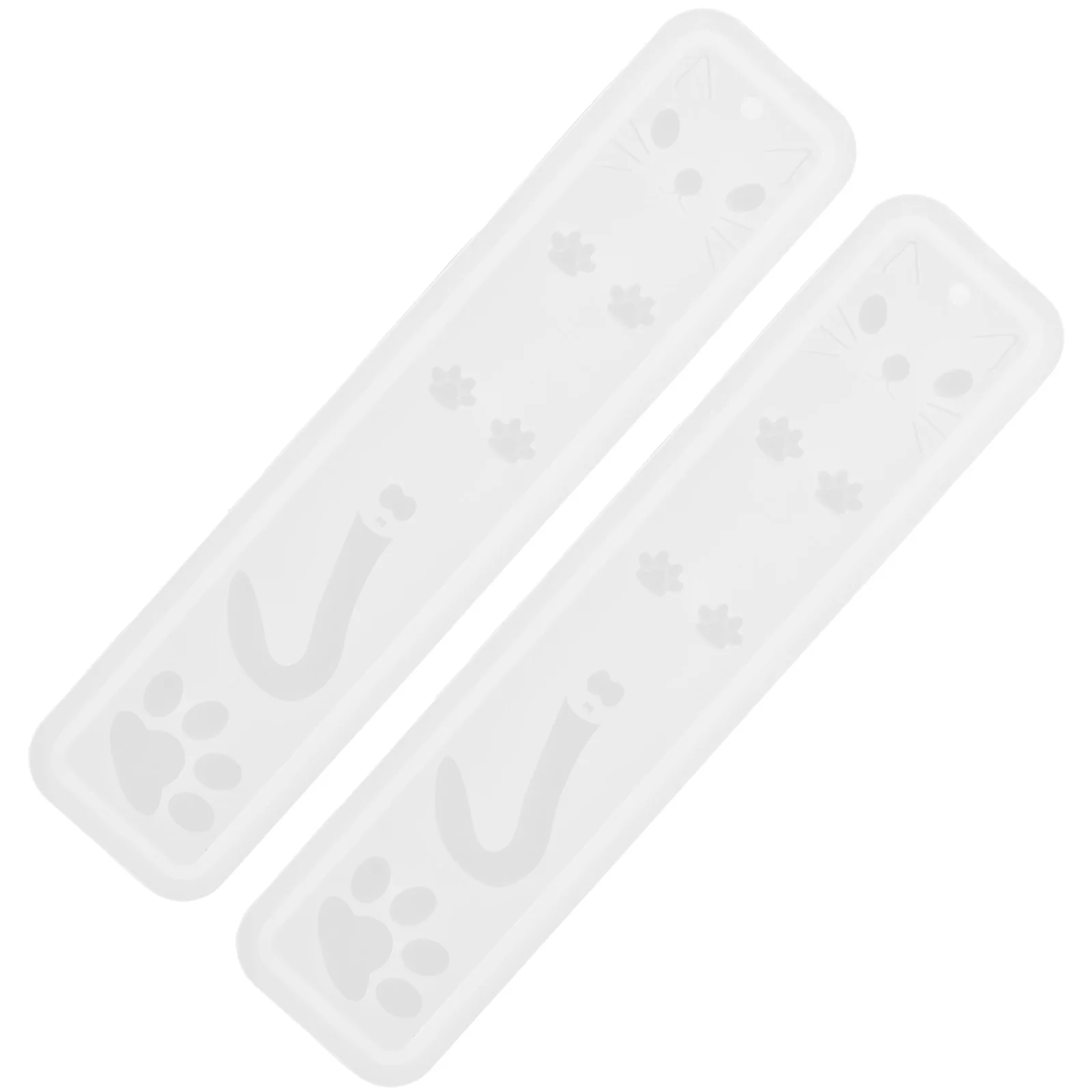 2pcs Cats Bookmark Silicone Mold for Resin Epoxy Casting DIY Crafts Jewelry Rectangle Shape Easy Demold Clean
2pcs Cats Bookmark Silicone Mold for Resin Epoxy Casting DIY Crafts Jewelry Rectangle Shape Easy Demold Clean