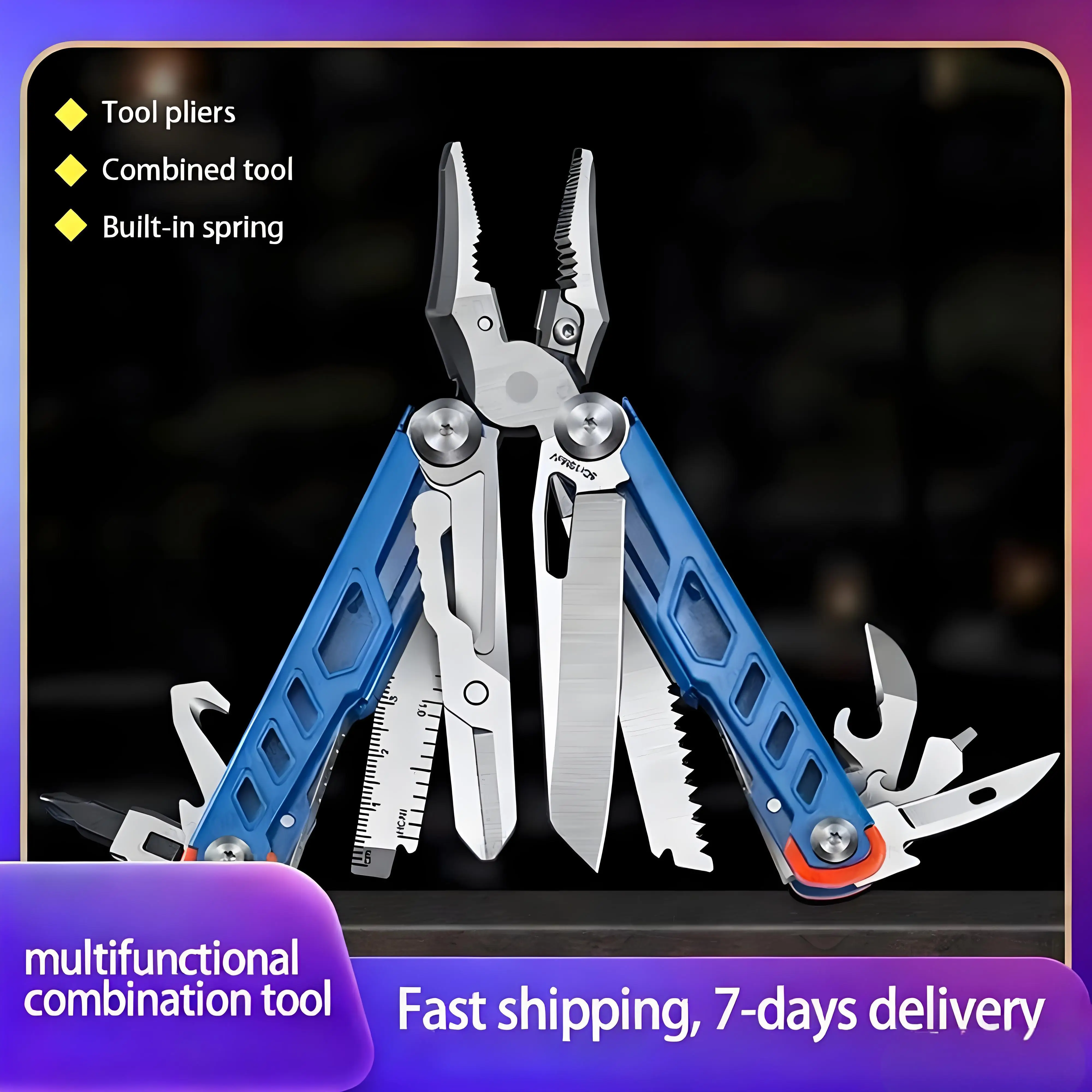 DL10 Аварийные плоскогубцы Многофункциональный комбинированный инструмент Плоскогубцы EDC Открытое складное оборудование Комбинированное оборудование для выживания Молюск
DL10 Аварийные плоскогубцы Многофункциональный комбинированный инструмент Плоскогубцы EDC Открытое складное оборудование Комбинированное оборудование для выживания Молюск