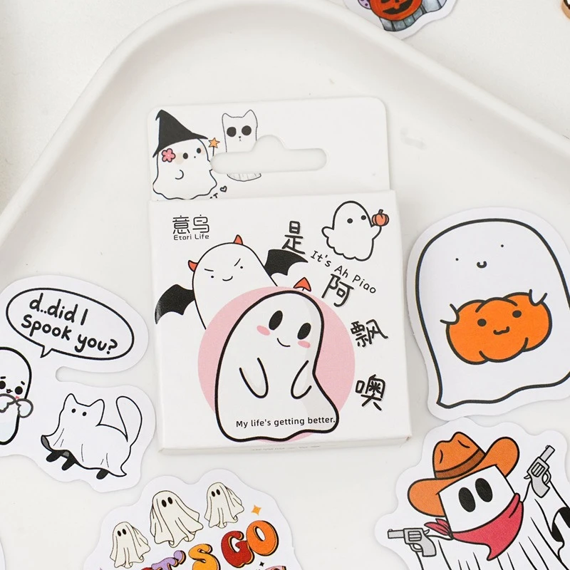 Premium Self Adhesive Paper Stickers Adorable Ghost Boo For Journal Diary Decoration Envelope Sealing Craft Multicolor
Premium Self Adhesive Paper Stickers Adorable Ghost Boo For Journal Diary Decoration Envelope Sealing Craft Multicolor
