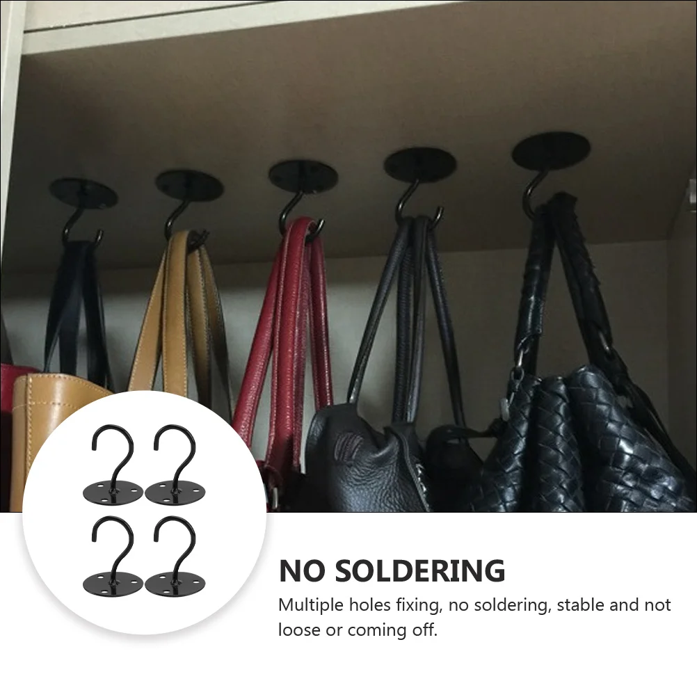 Wrought Iron Hook Black Hanging Hooks for Ceiling Plant Hangers Use Premium Iron Sturdy Rustproof No Soldering
Wrought Iron Hook Black Hanging Hooks for Ceiling Plant Hangers Use Premium Iron Sturdy Rustproof No Soldering