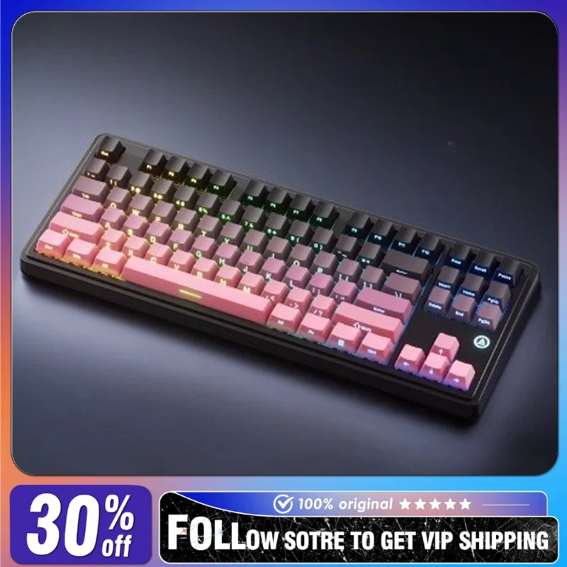 AJAZZ MK87 Трехрежимные беспроводные механические клавиатуры с возможностью горячей замены RGB-уплотнительная структура Киберспорт Индивидуальная механическая клавиатура 
AJAZZ MK87 Трехрежимные беспроводные механические клавиатуры с возможностью горячей замены RGB-уплотнительная структура Киберспорт Индивидуальная механическая клавиатура