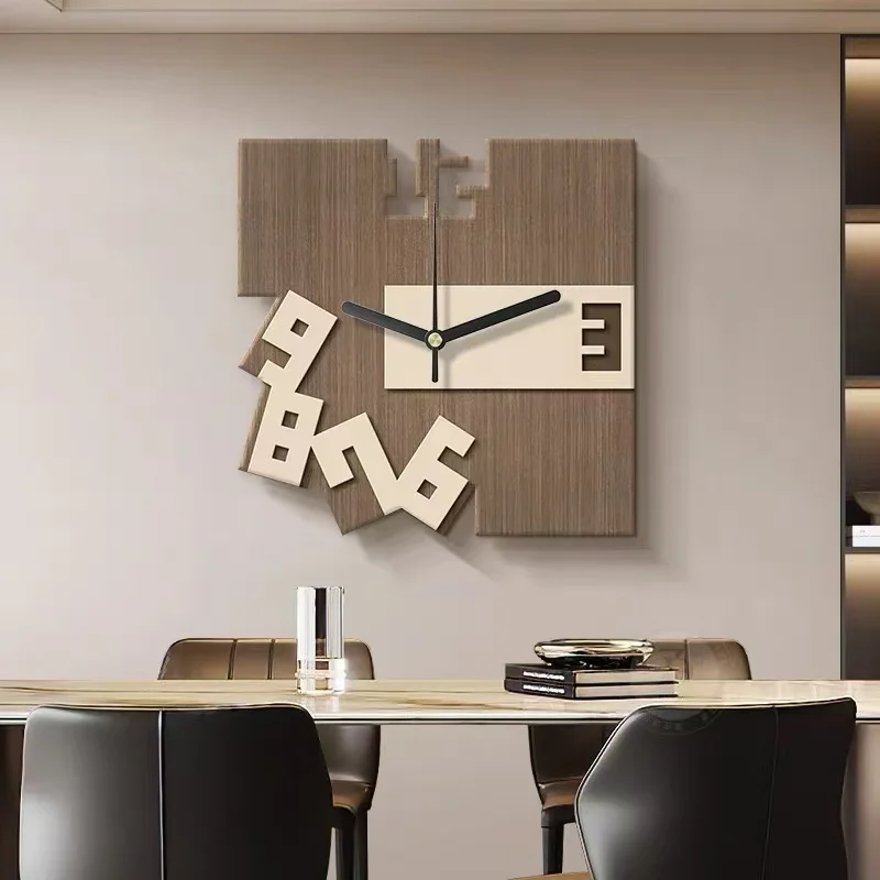 40X40CMAdvanced Sense Wall Clock Living Room Desktop Creative Display Clock Simple Dining Room Hanging Wall Decoration
40X40CMAdvanced Sense Wall Clock Living Room Desktop Creative Display Clock Simple Dining Room Hanging Wall Decoration