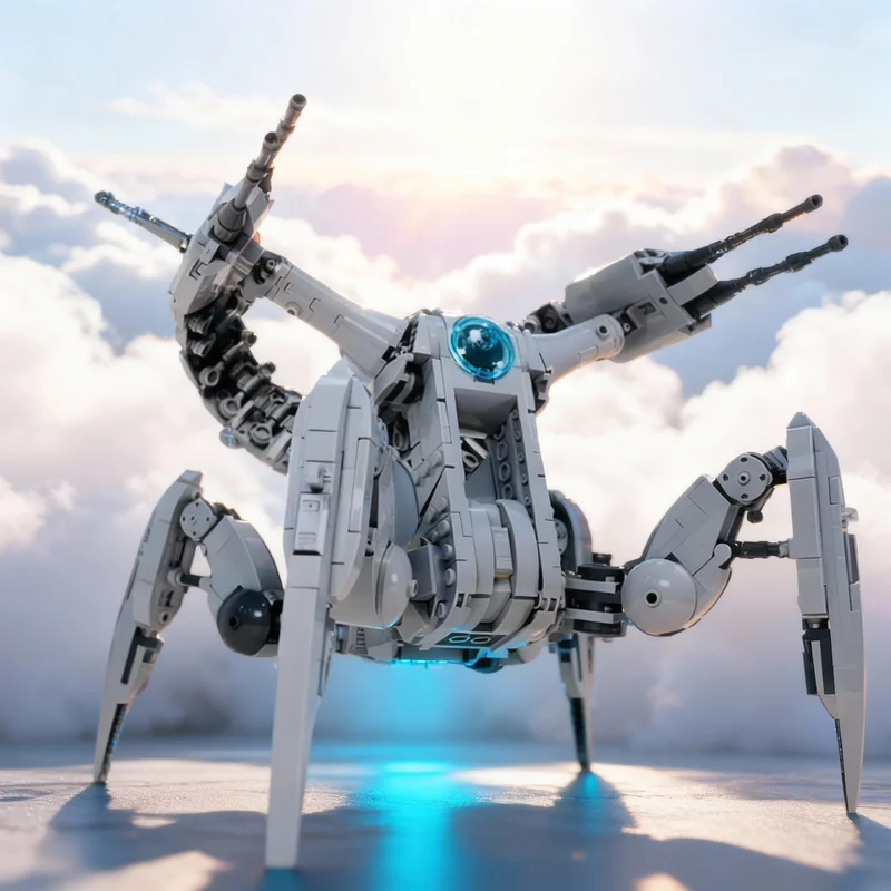 1337pcs MOC SCORPENEK DROID Star Battle Model Building Blocks Architecture Assemble DIY Christmas Gifts Creative Toy Brick Kids
1337pcs MOC SCORPENEK DROID Star Battle Model Building Blocks Architecture Assemble DIY Christmas Gifts Creative Toy Brick Kids