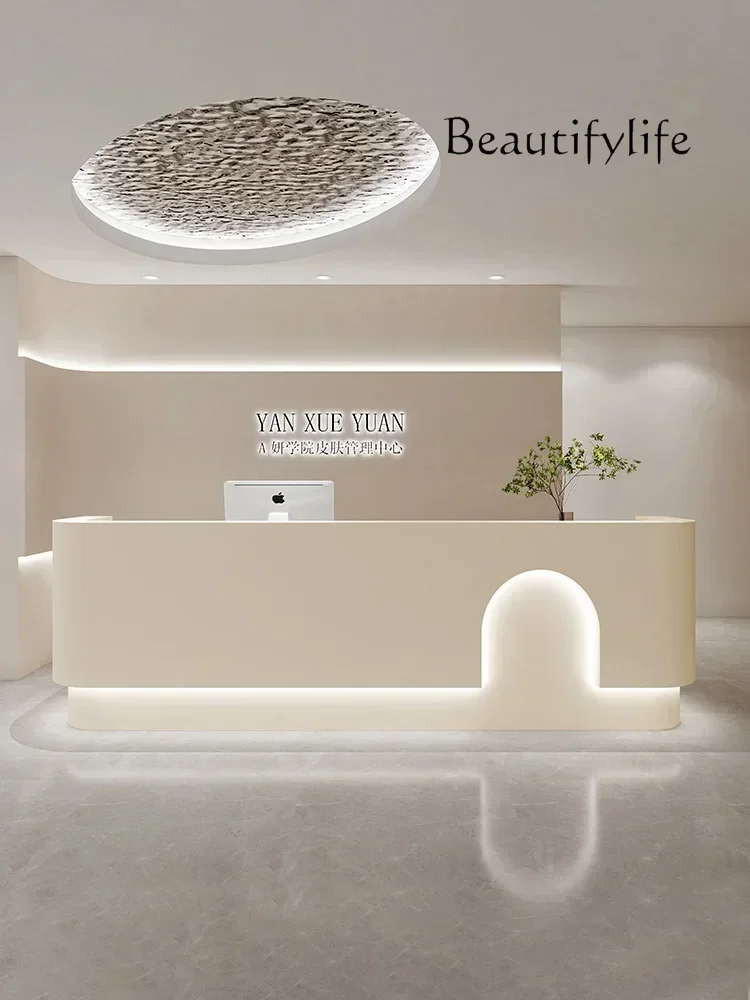 S Simple Beauty Salon Cashier Front Desk Clothing Store Yoga Studio Bar Counter Paint Reception Desk
S Simple Beauty Salon Cashier Front Desk Clothing Store Yoga Studio Bar Counter Paint Reception Desk